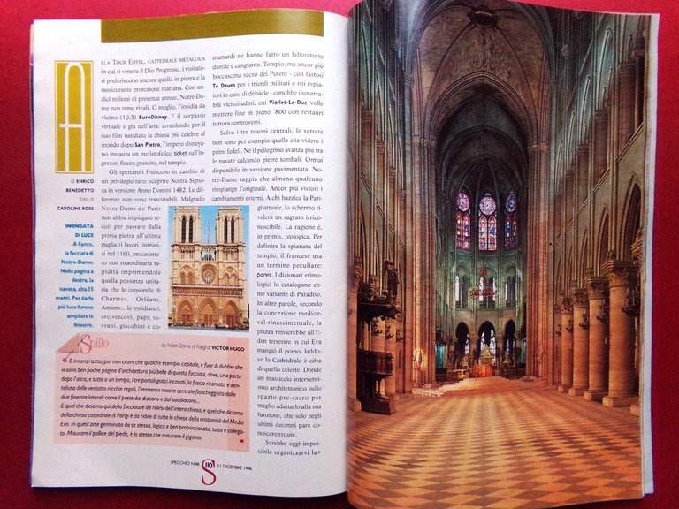 Specchio 21 Dicembre 1996 Schwarzenegger Mina Orso Polo Isola Pasqua … | Immagine Gallery 2