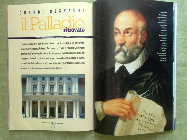 Specchio 22 Luglio 2000 Cartoni Animati Shaquille O'Neal Pericoli Terme …