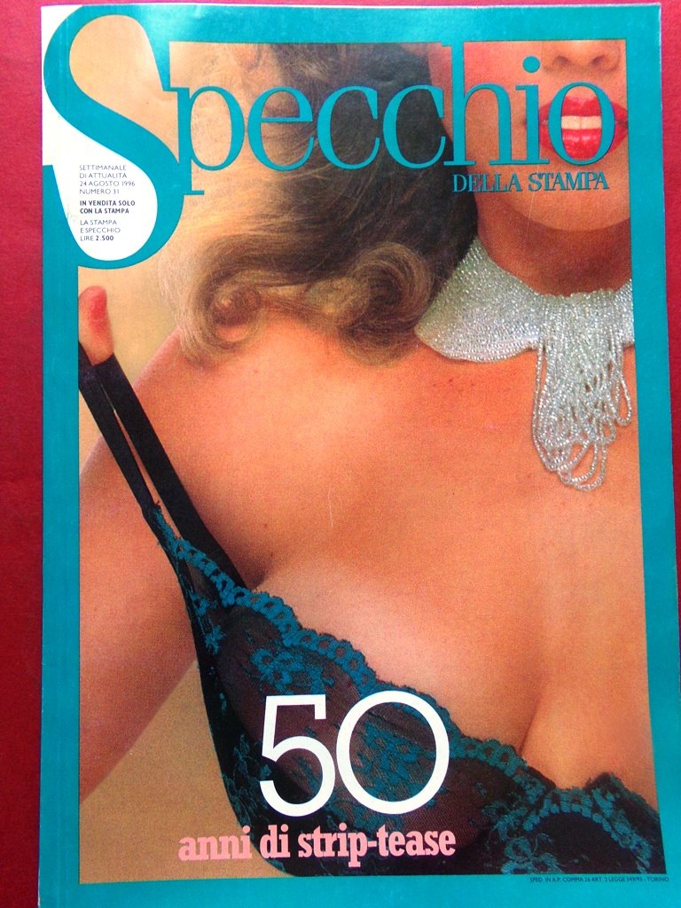 Specchio 24 Agosto 1996 Strip Tease Dinosauri Carl Lewis Sepulveda … | Immagine principale