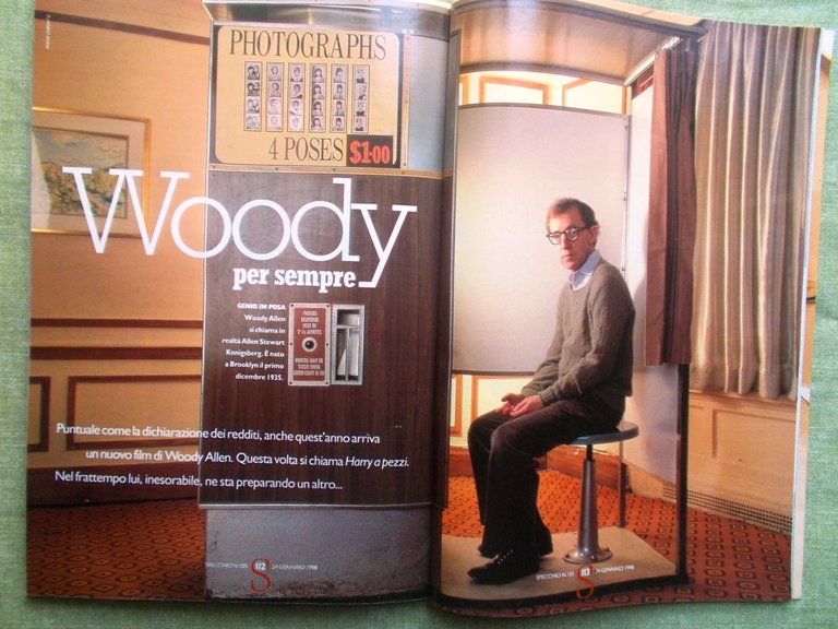 Specchio 24 Gennaio 1998 Mozart Labrador Allen Banca d'Italia Strehler …