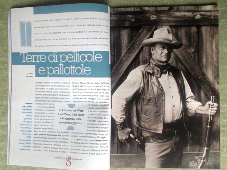 Specchio 25 Luglio 1998 Indiani John Wayne Rave Melting Pot …