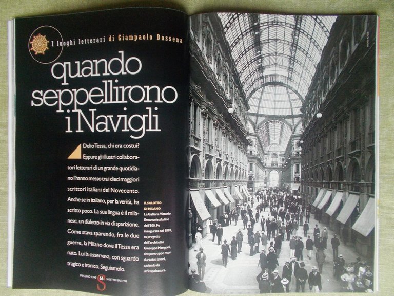 Specchio 26 Settembre 1998 Francesca Neri Blanchett Elisabetta Ricchezza Russia