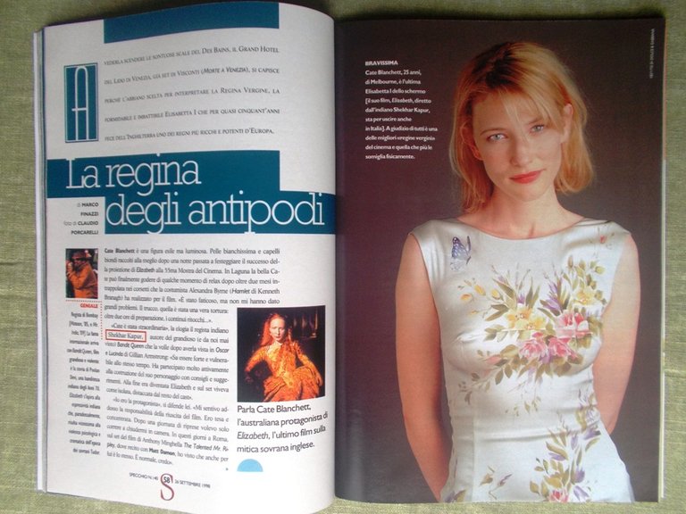 Specchio 26 Settembre 1998 Francesca Neri Blanchett Elisabetta Ricchezza Russia