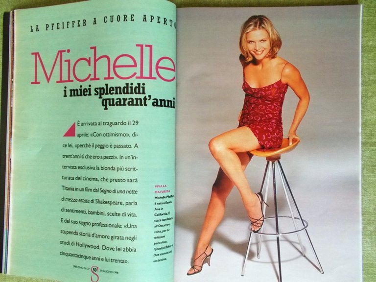 Specchio 27 Giugno 1998 Johnny Depp Michelle Pfeiffer Byron Shelley …