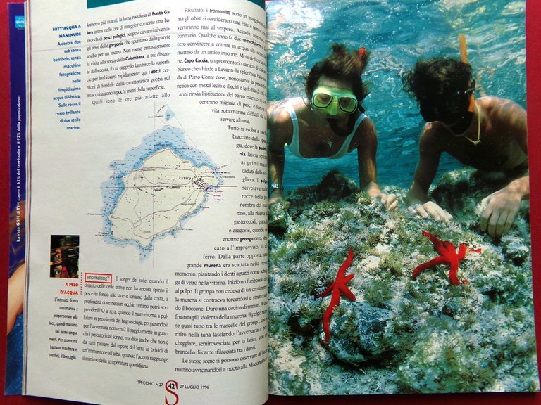 Specchio 27 Luglio 1996 Kate Moss Mare Ustica Tiepolo Ville … | Immagine Gallery 3