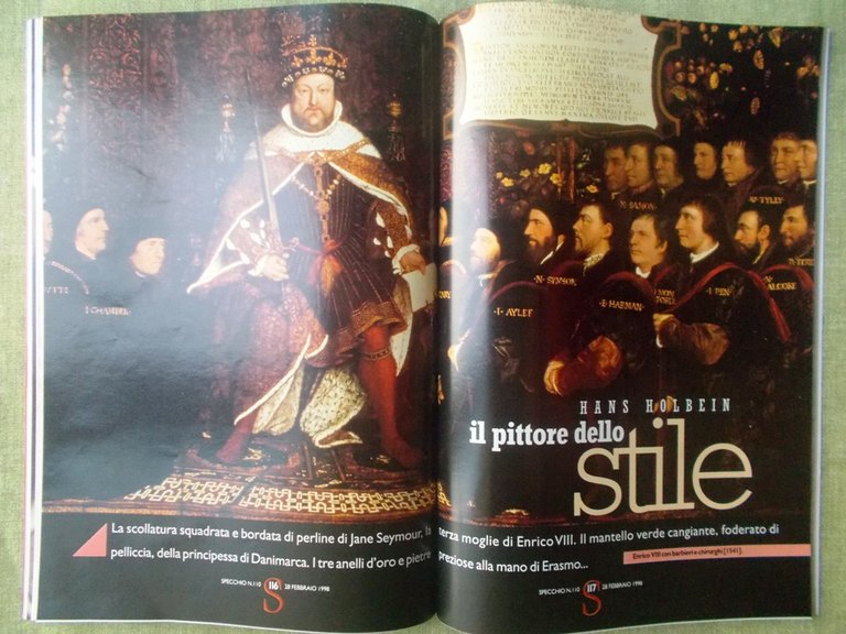 Specchio 28 Febbraio 1998 Tahiti Holbein Animali Fotografia Tatuaggio Drag …