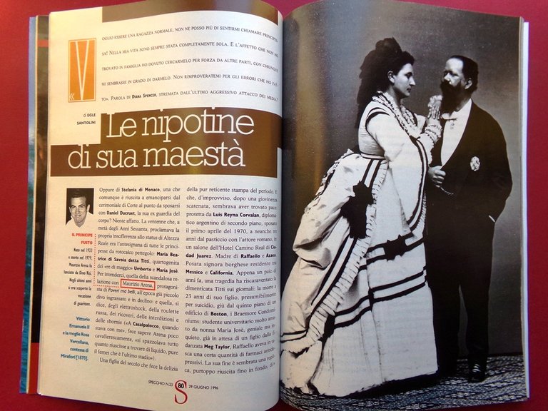 Specchio 29 Giugno 1996 Napoli Savoia Teotihuacan Famiglia Allargata Cavalluccio | Immagine Gallery 2