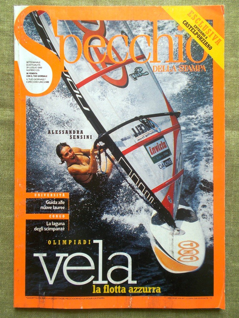 Specchio 29 Luglio 2000 Pamela Anderson Moby Vela Mossad Gilbert …