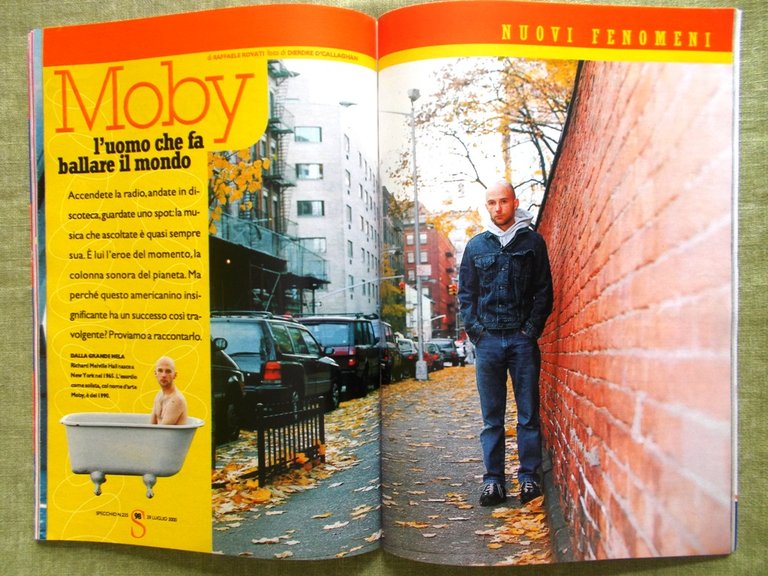 Specchio 29 Luglio 2000 Pamela Anderson Moby Vela Mossad Gilbert …