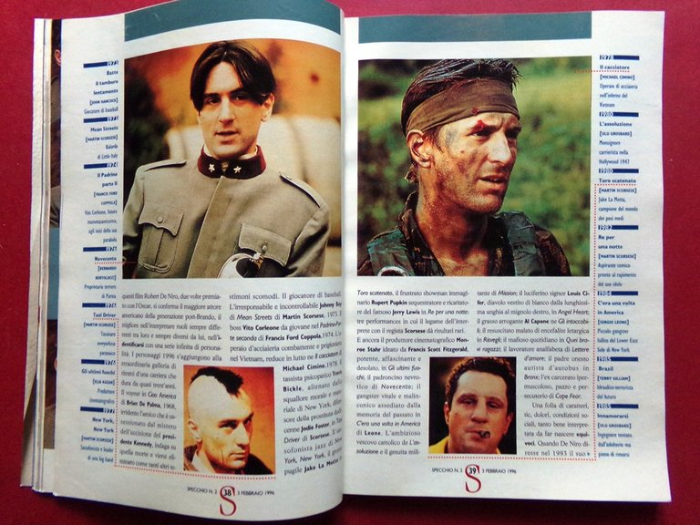 Specchio 3 Febbraio 1996 Robert De Niro Denaro Cravatta Donna … | Immagine Gallery 3