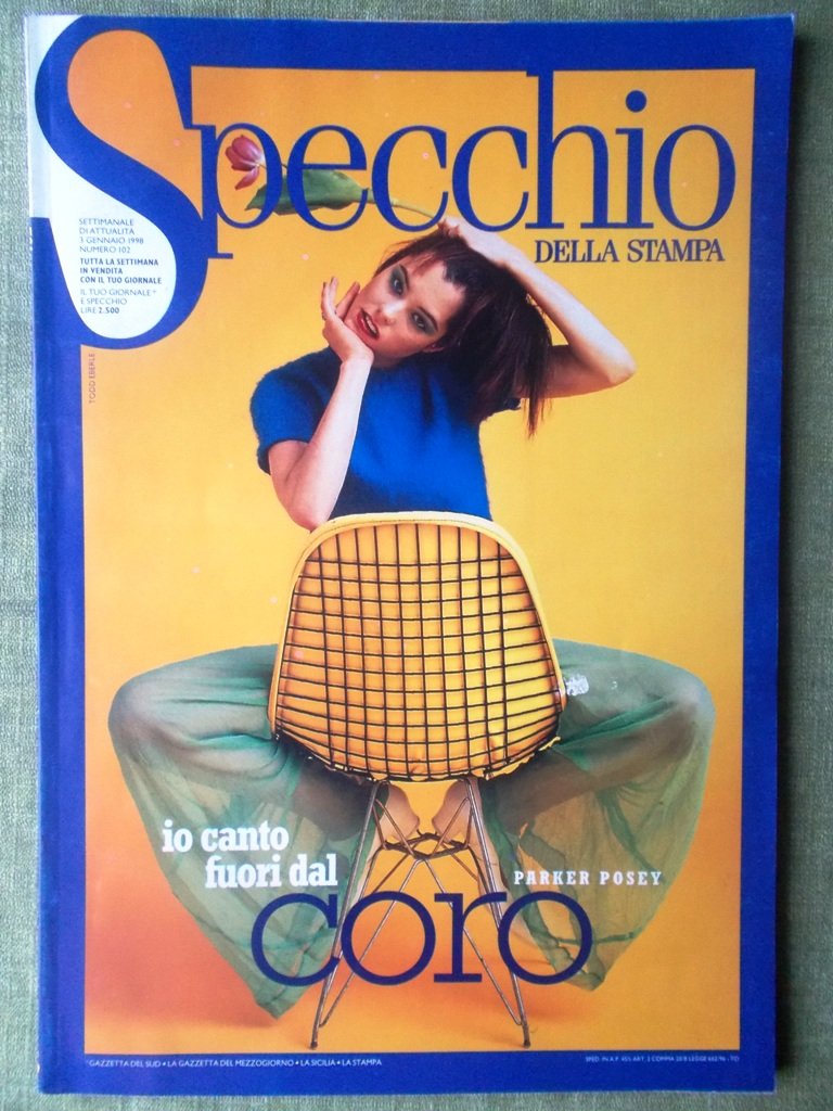 Specchio 3 Gennaio 1998 Parker Posey Asburgo Palermo Nepal Arthus-Bertrand …