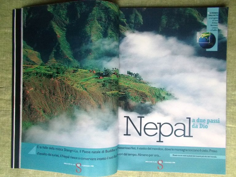 Specchio 3 Gennaio 1998 Parker Posey Asburgo Palermo Nepal Arthus-Bertrand …