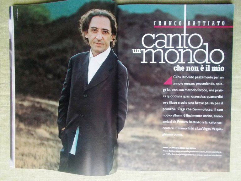 Specchio 3 Ottobre 1998 Franco Battiato Cinema di Venezia Borgia …