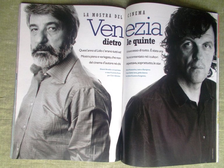 Specchio 3 Ottobre 1998 Franco Battiato Cinema di Venezia Borgia …