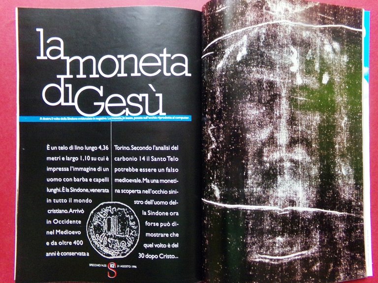 Specchio 31 Agosto 1996 Bongiorno Bagnini Leigh Dinosauri Sacra Sindone … | Immagine Gallery 4