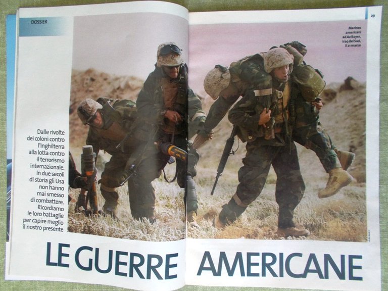 Specchio 5 Aprile 2003 Guerre Americane Pertica Momo Vino Italiano …