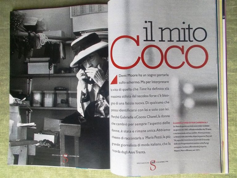 Specchio 5 Dicembre 1998 Fascismo Cancro Shangai Mulan Disney Chanel …