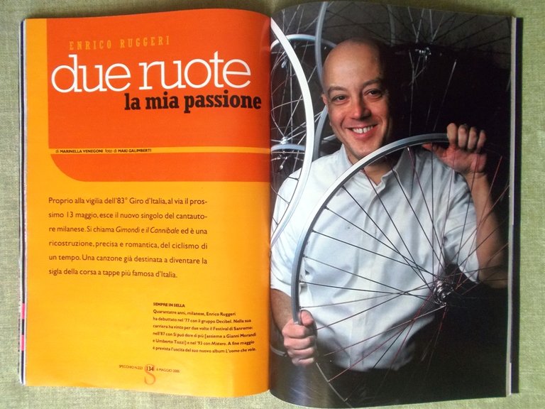 Specchio 6 Maggio 2000 Flavia Vento Eddy Merckx Gimondi Ruggeri …