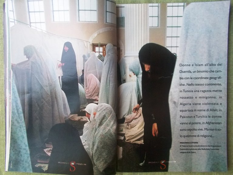 Specchio 7 Marzo 1998 Nancy Brilli Islam Caccia Volpe Blair …