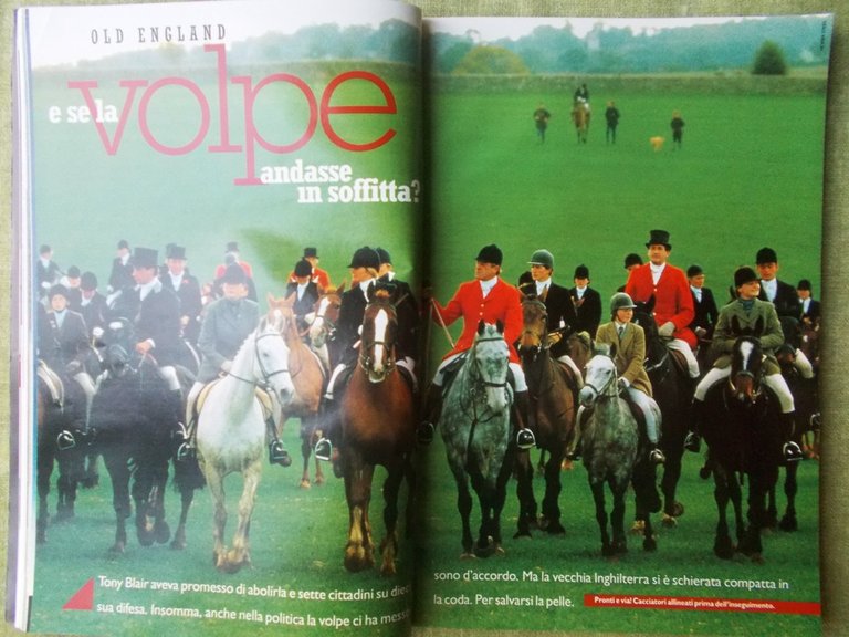 Specchio 7 Marzo 1998 Nancy Brilli Islam Caccia Volpe Blair …