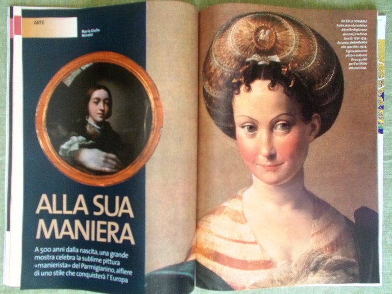 Specchio 8 Febbraio 2003 Francesca Neri Marciano Glennie Bertarelli Parmigianino