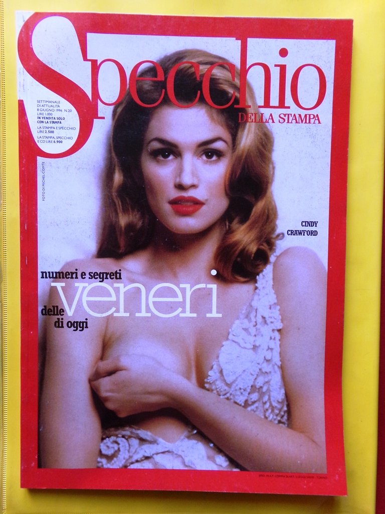 Specchio 8 Giugno 1996 Internet Cindy Crawford Etruschi Mozart Beethoven … | Immagine principale