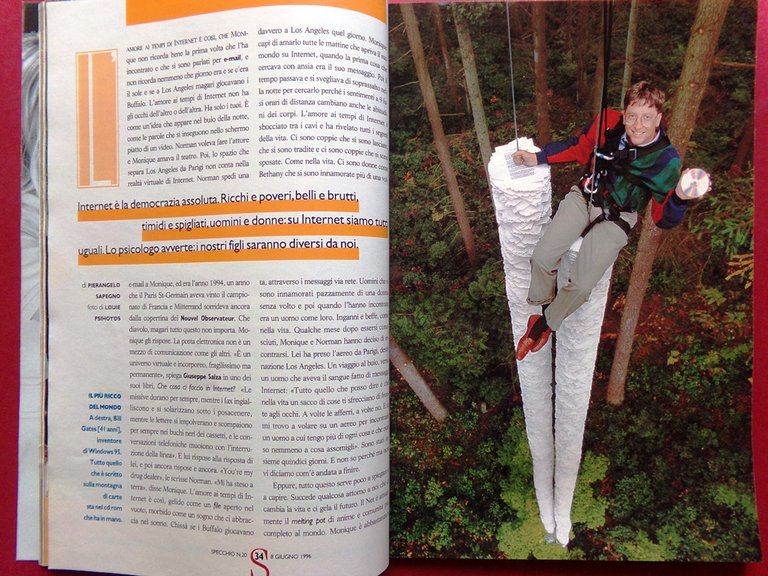 Specchio 8 Giugno 1996 Internet Cindy Crawford Etruschi Mozart Beethoven … | Immagine Gallery 3