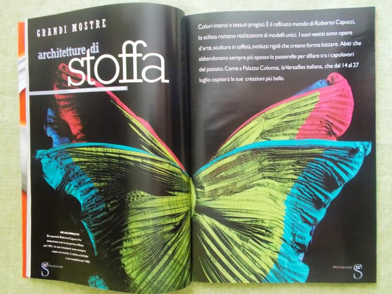 Specchio 8 Luglio 2000 Carlo Petrini Slow Food Maserati Macerata …