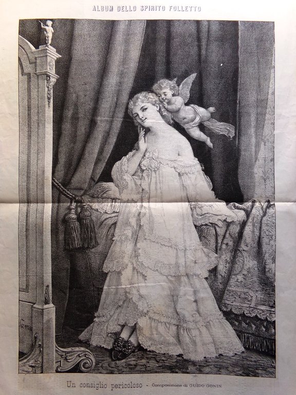 Spirito Folletto del 16 Giugno 1870 Vagone Gedeone Mangiamiele Schizzi …