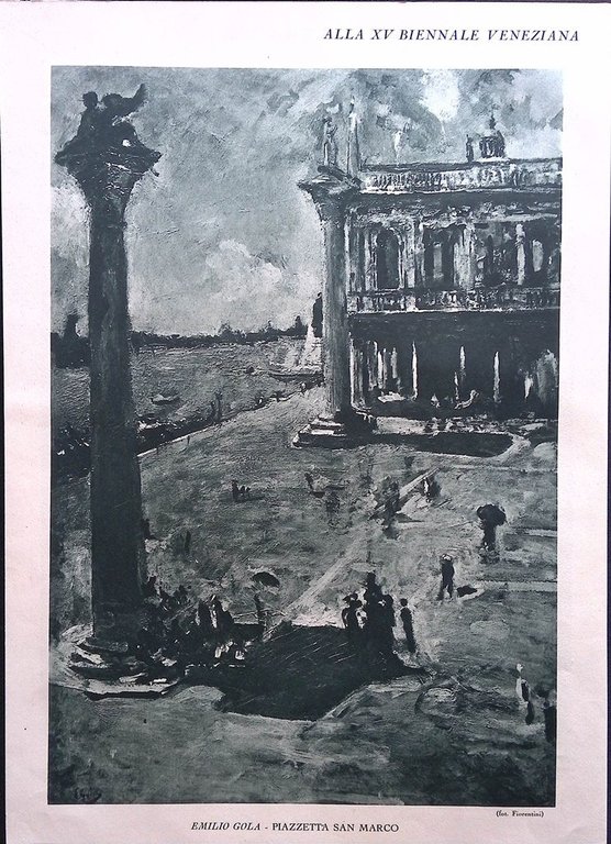 Stampa del 1926 Biennale Wildt Papa Pio X Emilio Gola … | Immagine Gallery 2