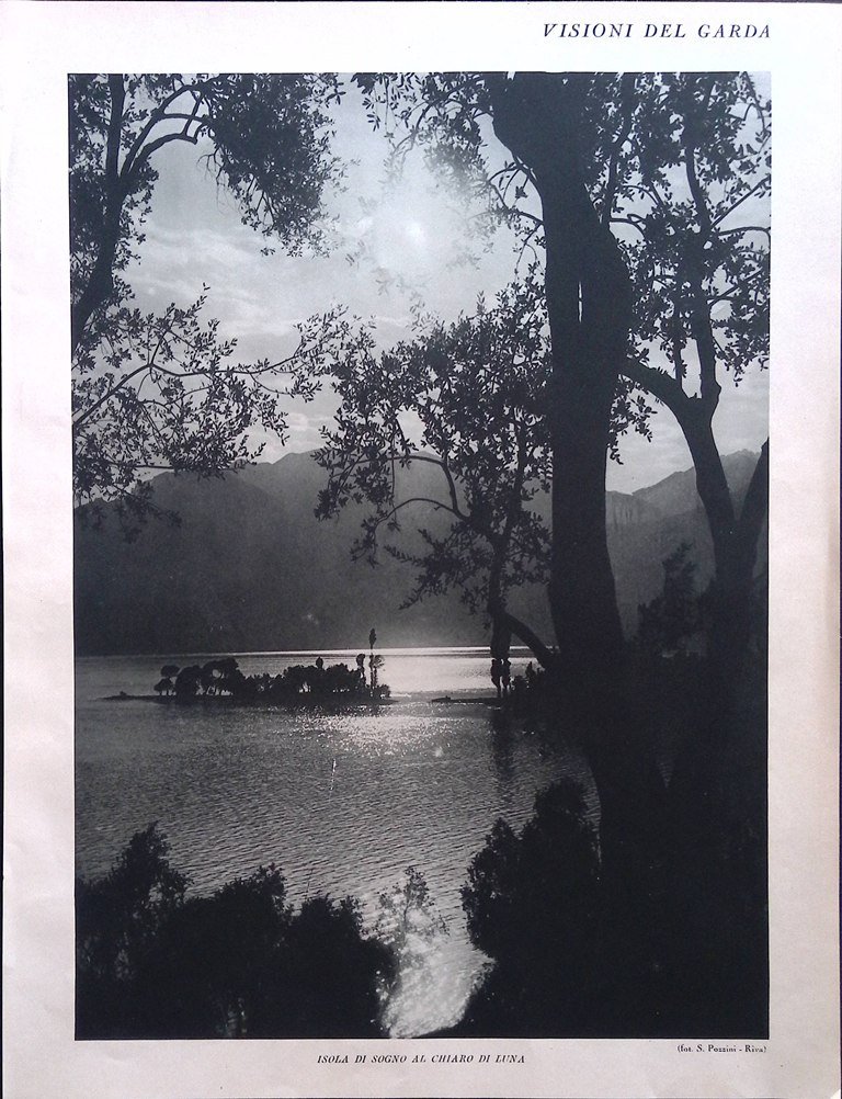 Stampa del 1926 Visioni del Garda Isola di Sogno Chiaro … | Immagine principale