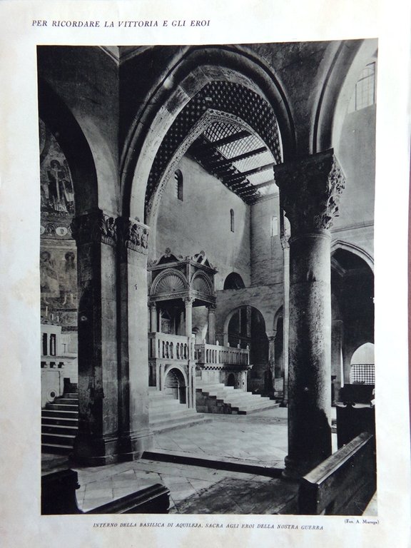 Stampa del 1927 Adolfo Wildt Busto Damiano Chiesa Interno Basilica …