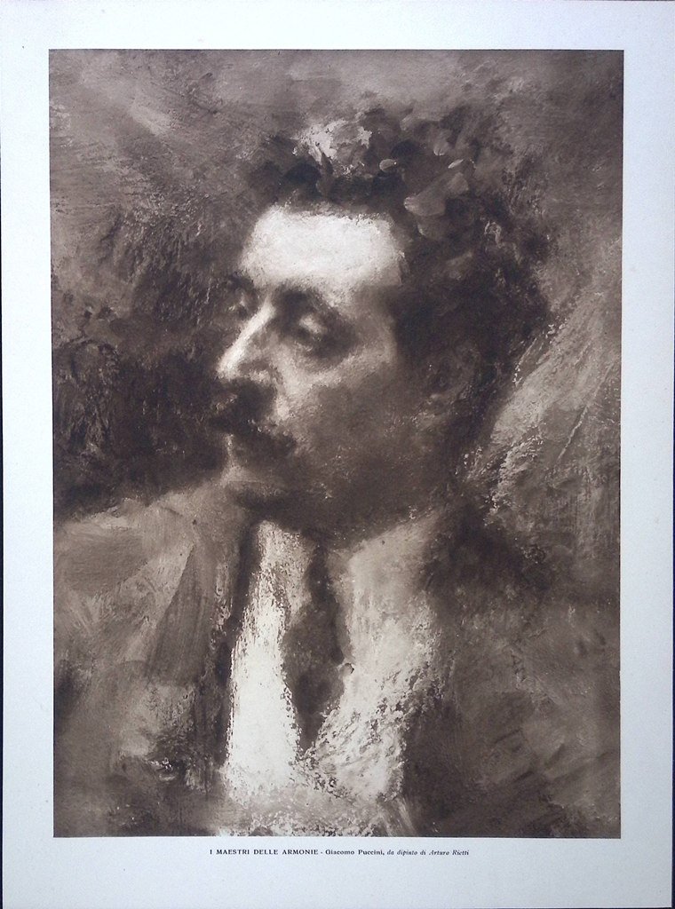 Stampa del 1927 Giacomo Puccini Arturo Rietti Pietro Mascagni Antonio …