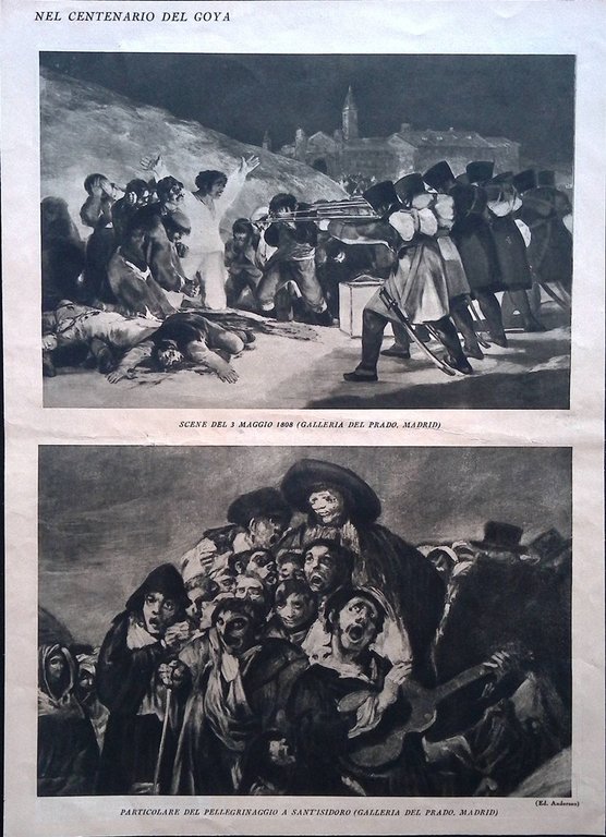 Stampa del 1928 Centenario Goya Isabella Cobos de Porcel Sant'Isidoro … | Immagine Gallery 2