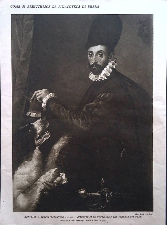 Stampa del 1928 Pinacoteca di Brera Antonio Pordenone Cristo Carracci … | Immagine Gallery 2