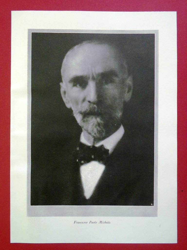 Stampa del 1929 Francesco Paolo Michetti Pittore Fotografo
