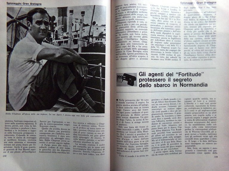 Storia Illustrata di Novembre 1968 Speciale Spionaggio Seconda Guerra Mondiale