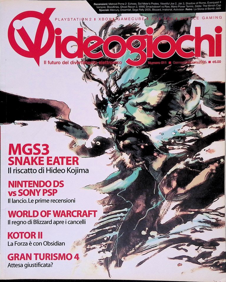 Videogame Gennaio/Febbraio 2005 Metroid Mario Zelda Prince of Persia Spider-Man