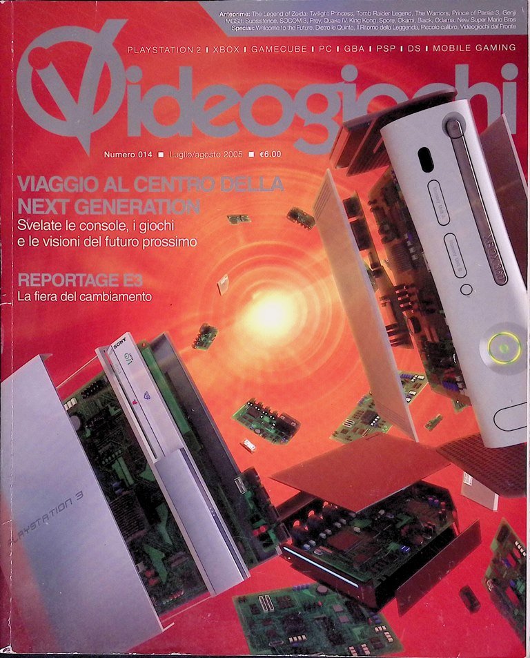 Videogame Luglio/Agosto 2005 E3 Zelda Forza Motorsport Tomb Raider Mario …