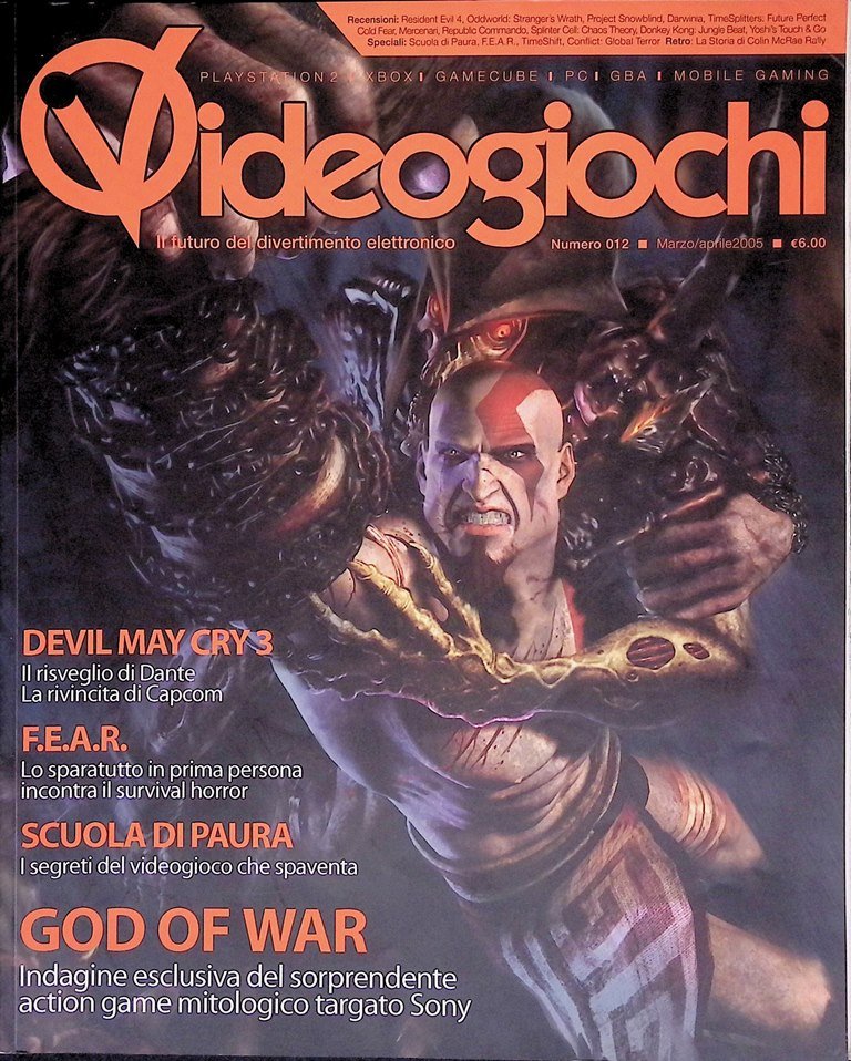 Videogame Marzo/Aprile 2005 Resident Evil Oblivion God of War DK …
