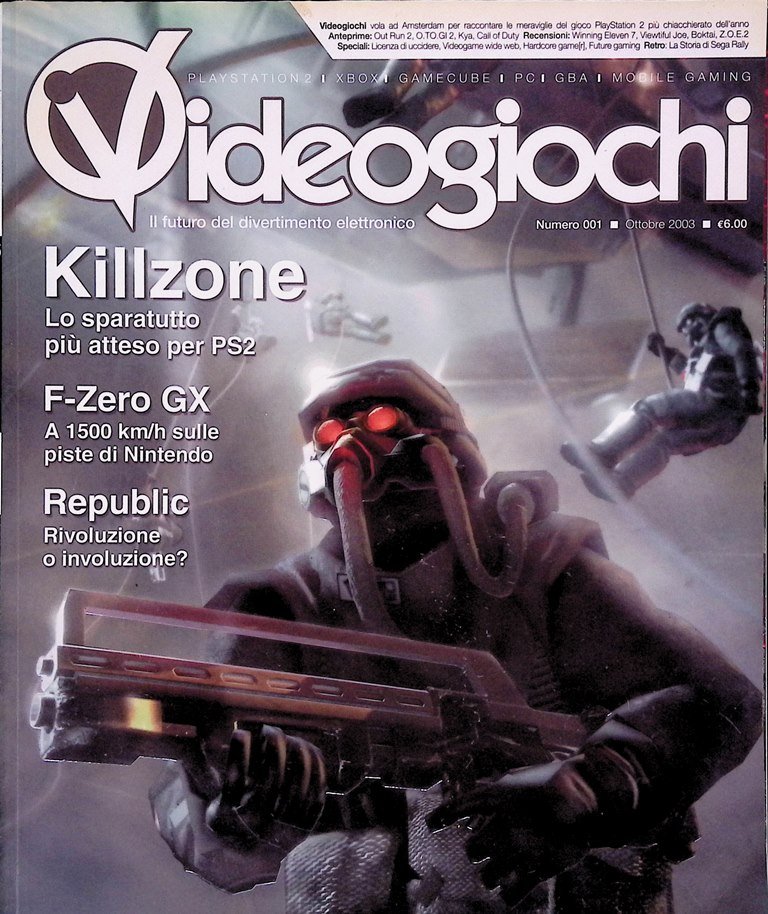Videogame Ottobre 2003 PRIMO NUMERO Mario Space Invaders Tron F-Zero …
