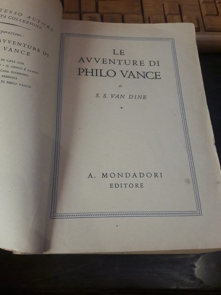 AVVENTURE DI PHILO VANCE (LE)