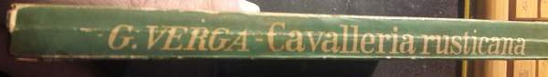 CAVALLERIA RUSTICANA ED ALTRE NOVELLE