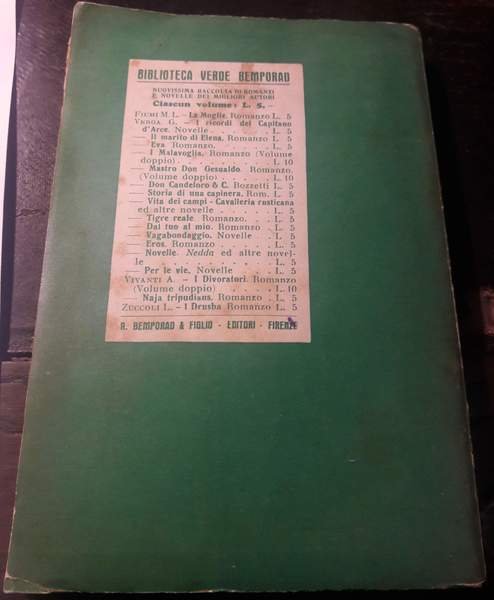 CAVALLERIA RUSTICANA ED ALTRE NOVELLE