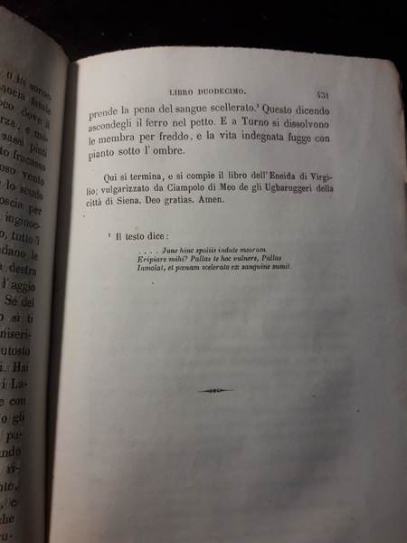 L'ENEIDE DI VIRGILIO VOLGARIZZATA NEL BUON SECOLO DELLA LINGUA DA …