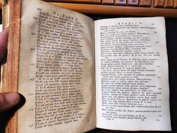 HOMERI OPERA. QUAE EXSTANT OMNIA GRAECE & LATINE. GRAECA. -SOLO …