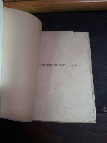 DEI DOVERI DEGLI UOMINI