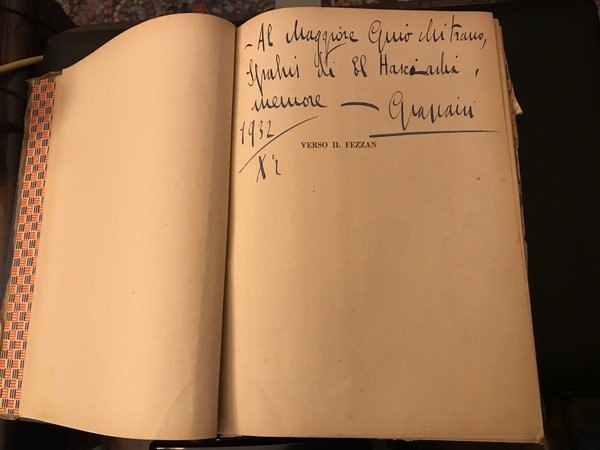 Verso il Fezzàn. Con prefazione di S.E. Il Maresciallo d'Italia …