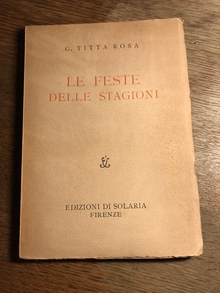 Le feste delle stagioni.