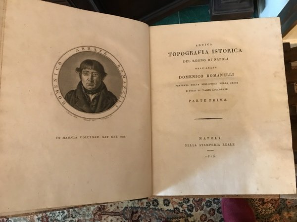 Antica topografia istorica del Regno di Napoli. Dell'abate D.R. prefetto …